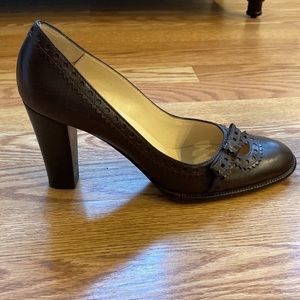 Moschino Cheap and Chic stacked heels